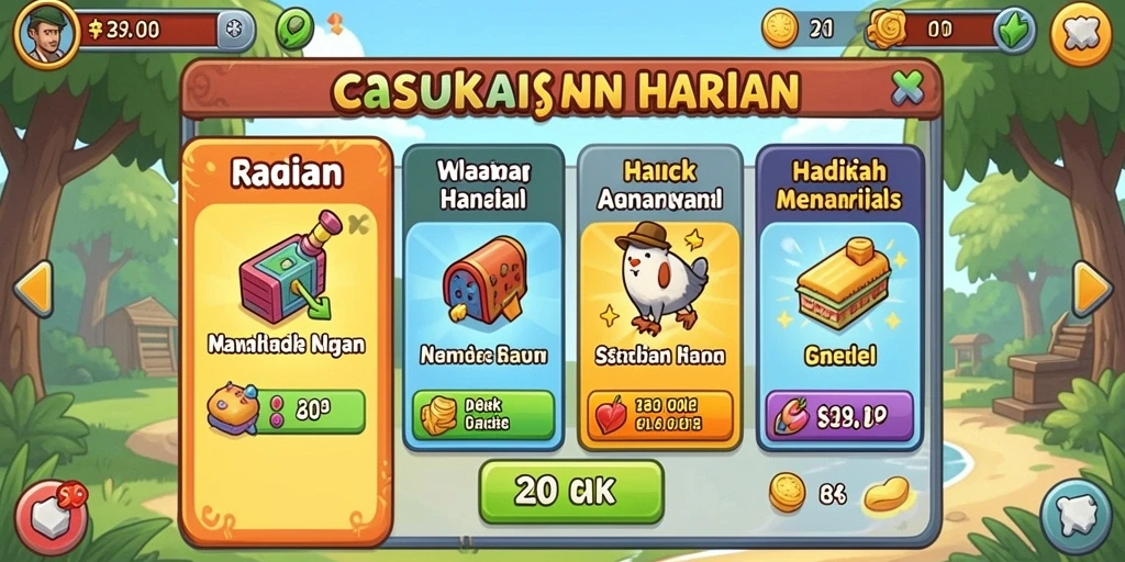 Tangkapan layar menggambarkan grafis yang menakjubkan dan dunia yang indah.
